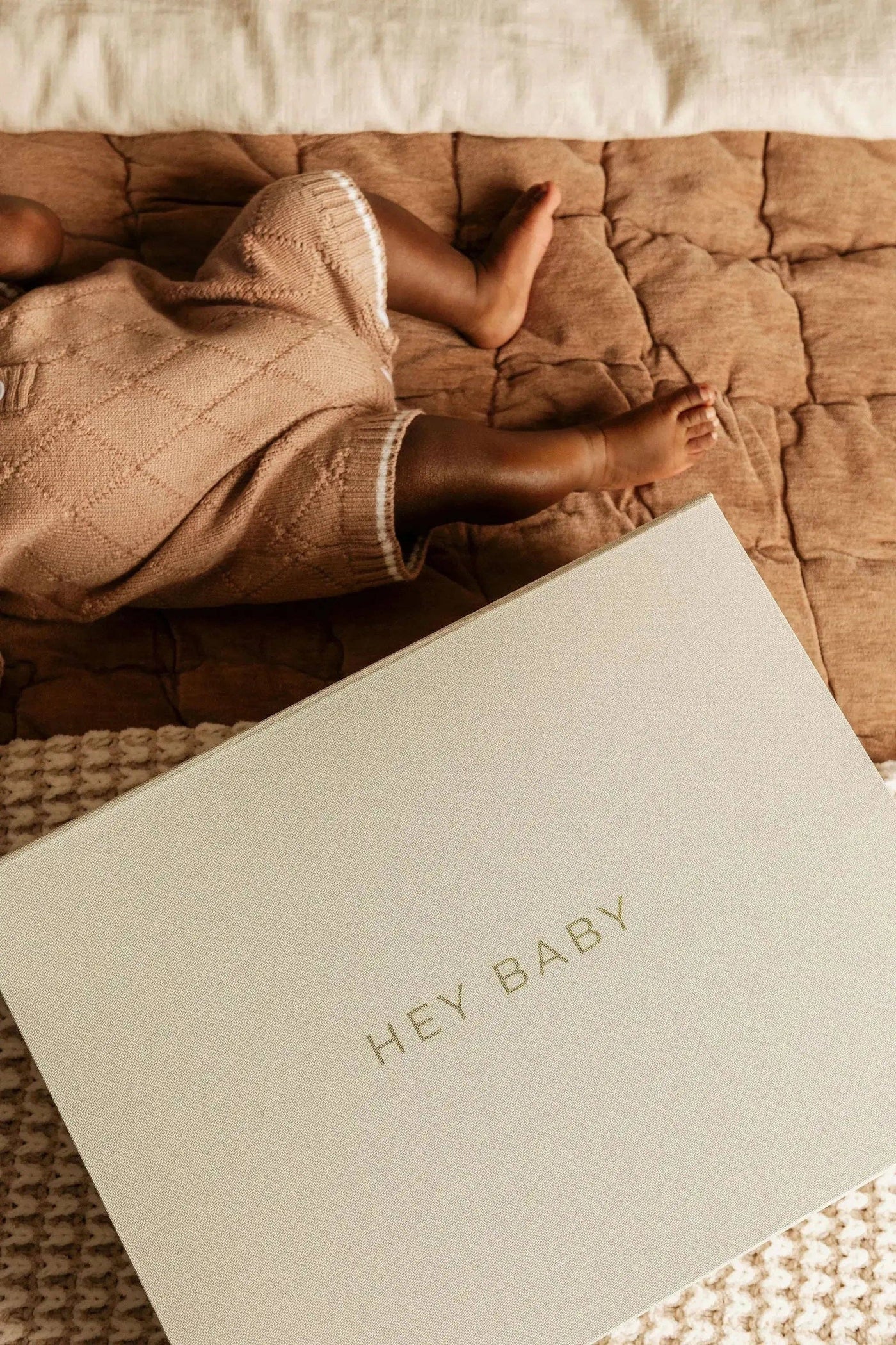 Linen Baby Keepsake Box