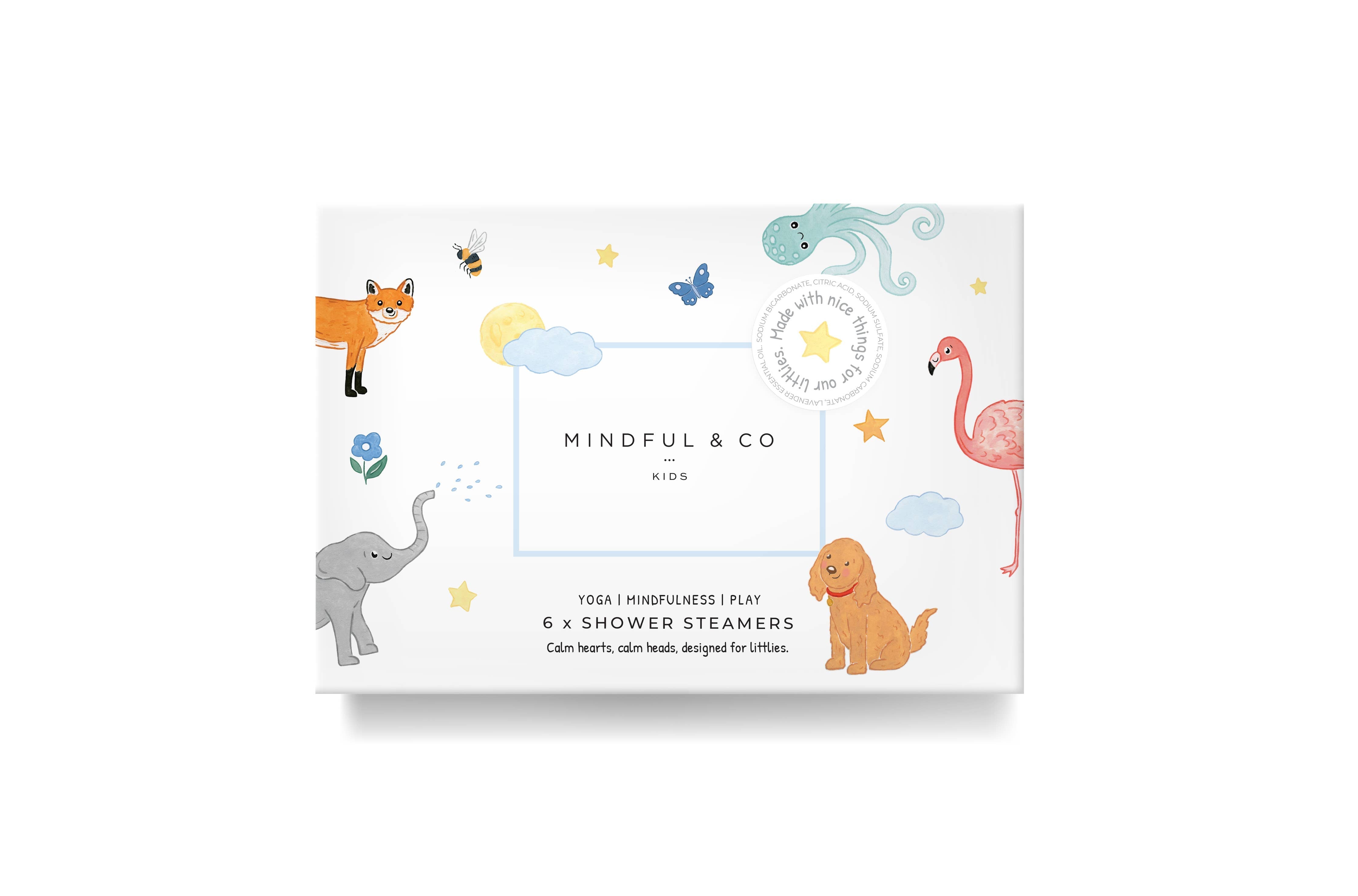 Sensory shower steamers for children