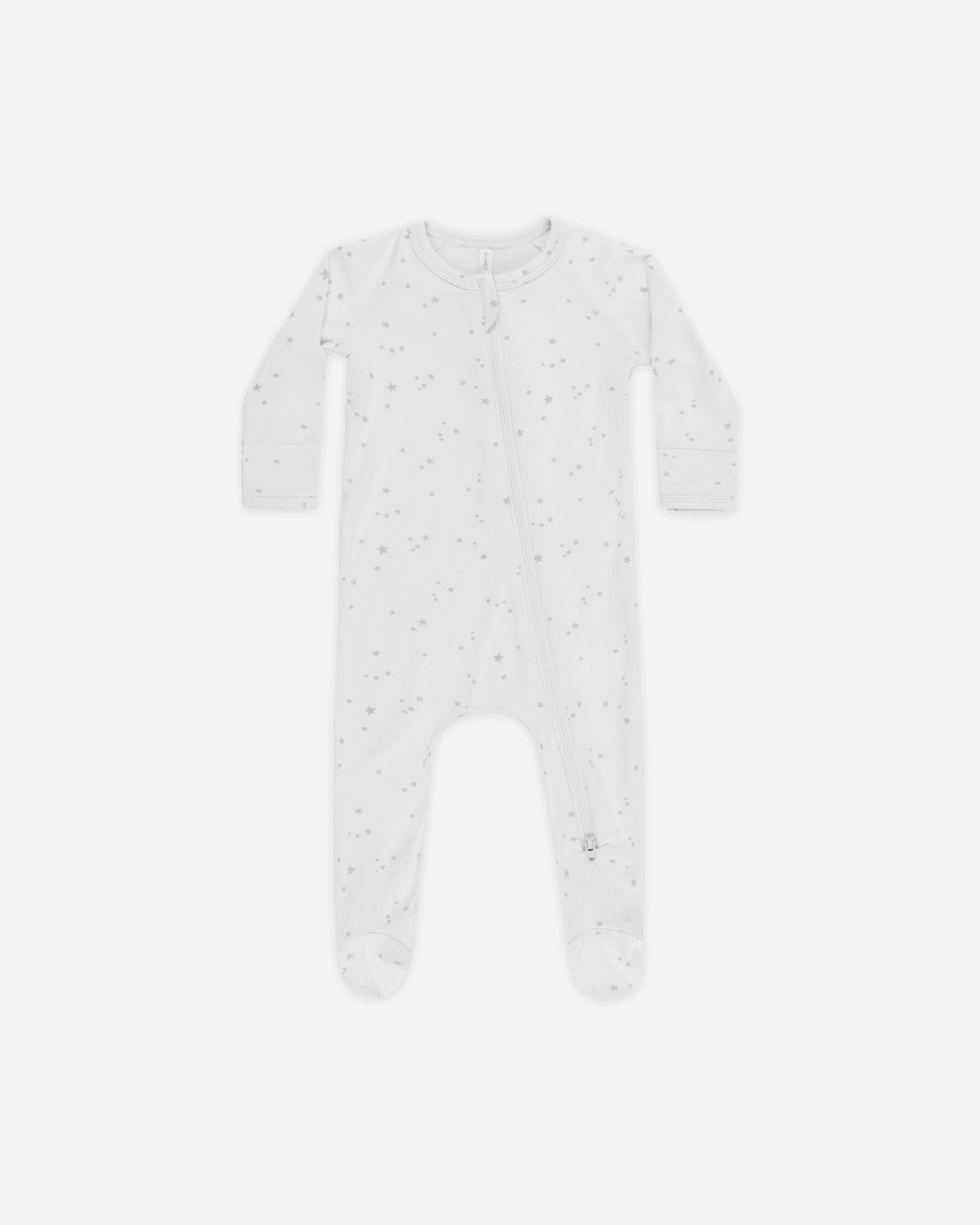 Modal Zip Footie - Stars, Fog