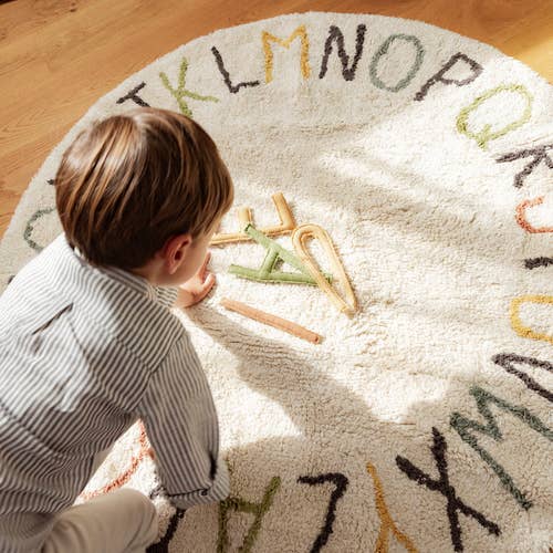 Washable Play Rug ABC