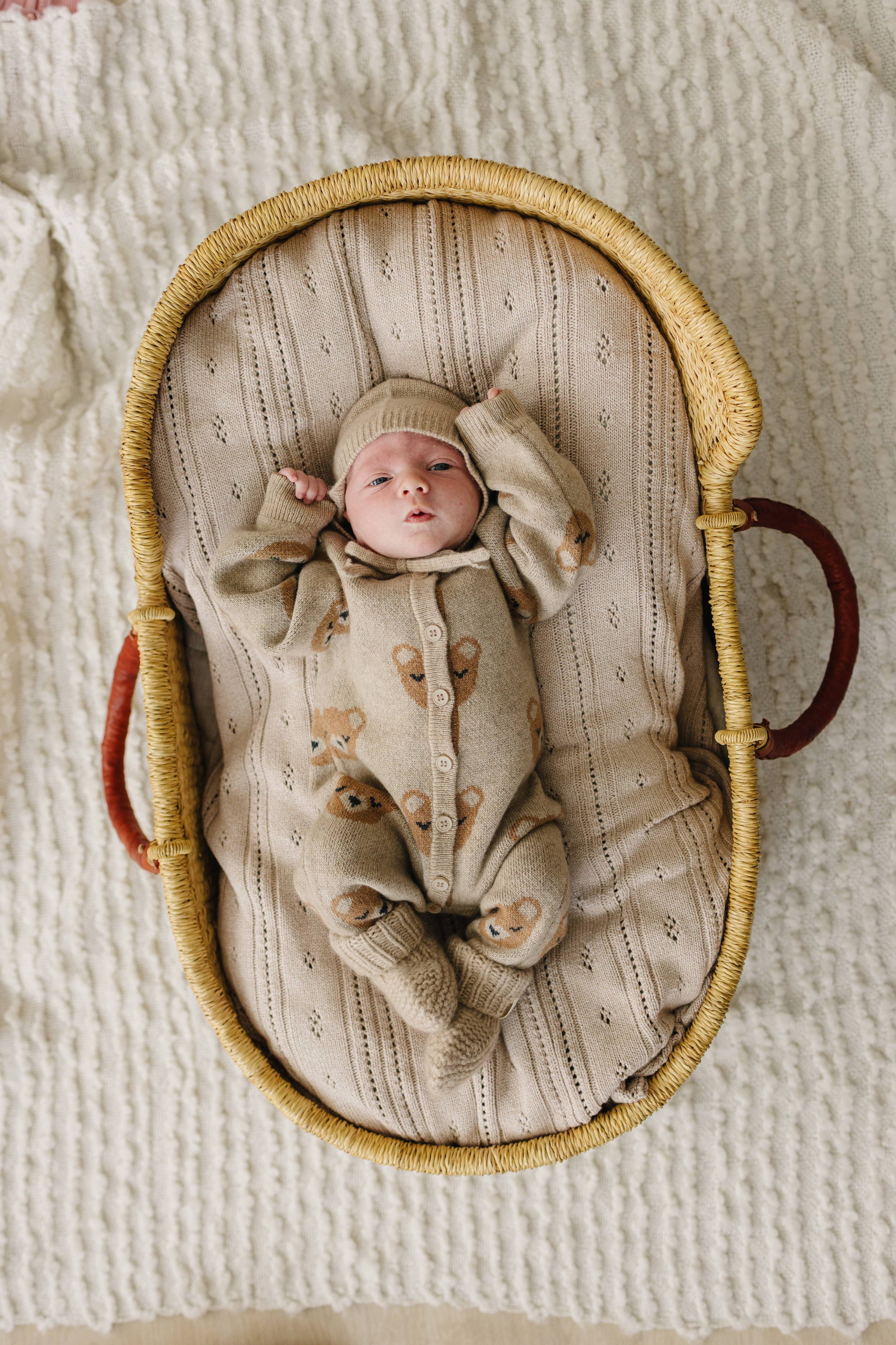 Luna + Luca Bear Cashmere Luxe Set: Brown