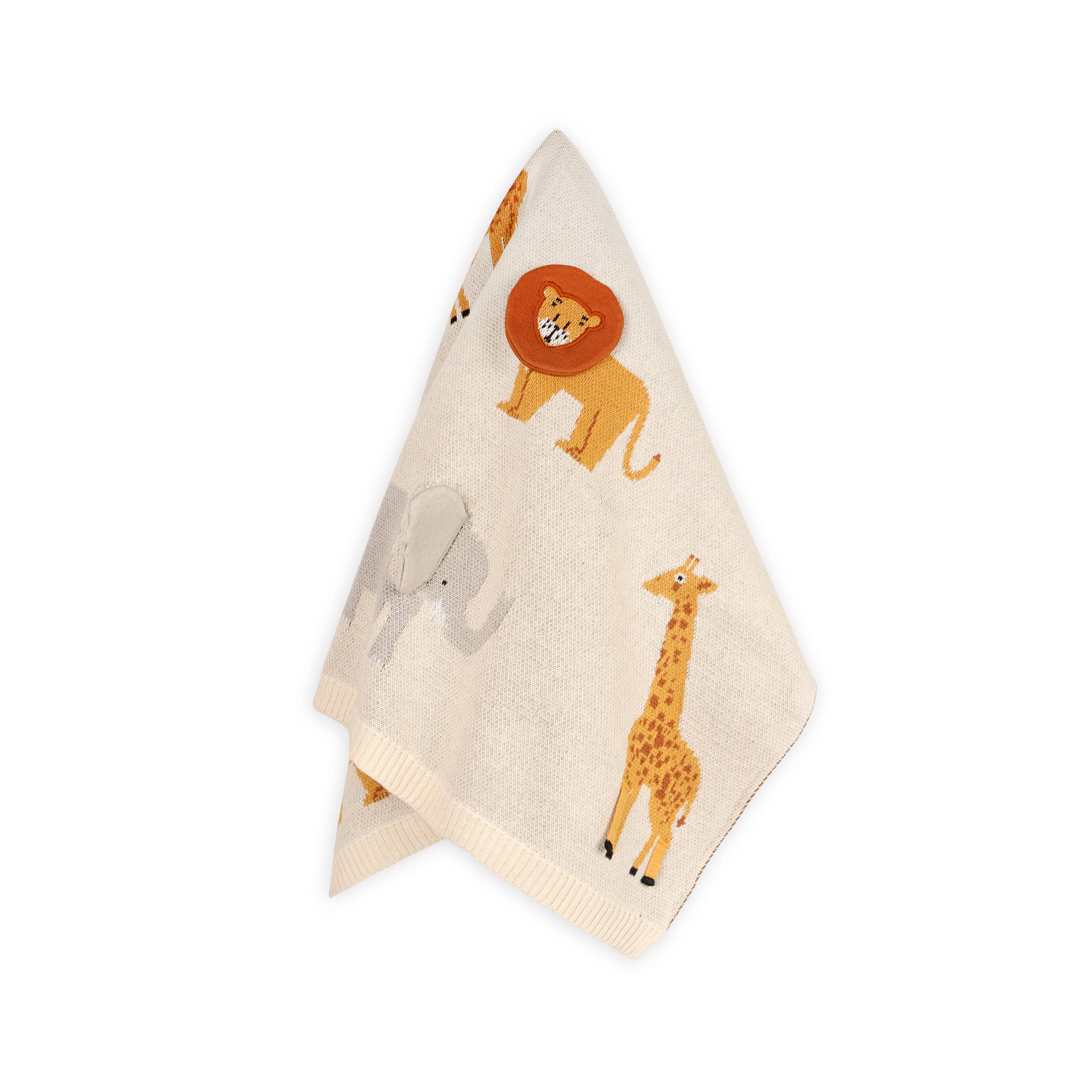 Savannah - Organic 3D Jacquard Sweater Knit Baby Blanket