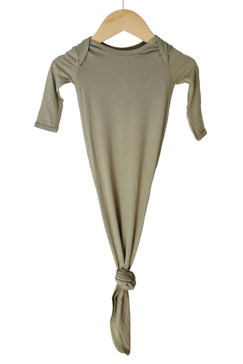 Bamboo Knotted Gown - Dried Thyme