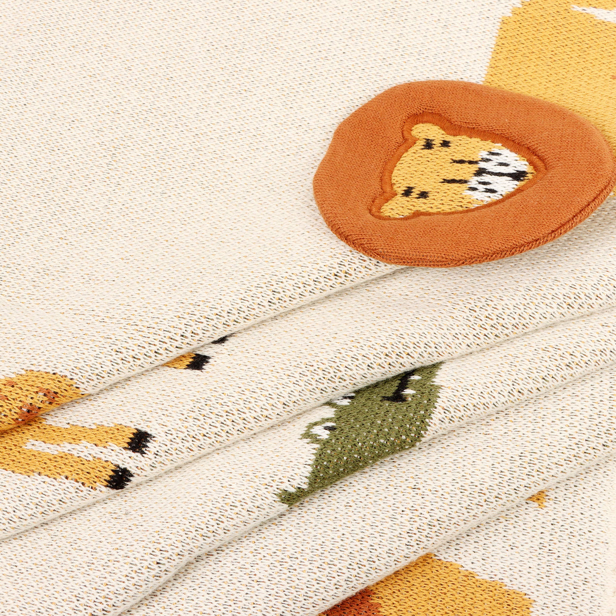 Savannah - Organic 3D Jacquard Sweater Knit Baby Blanket