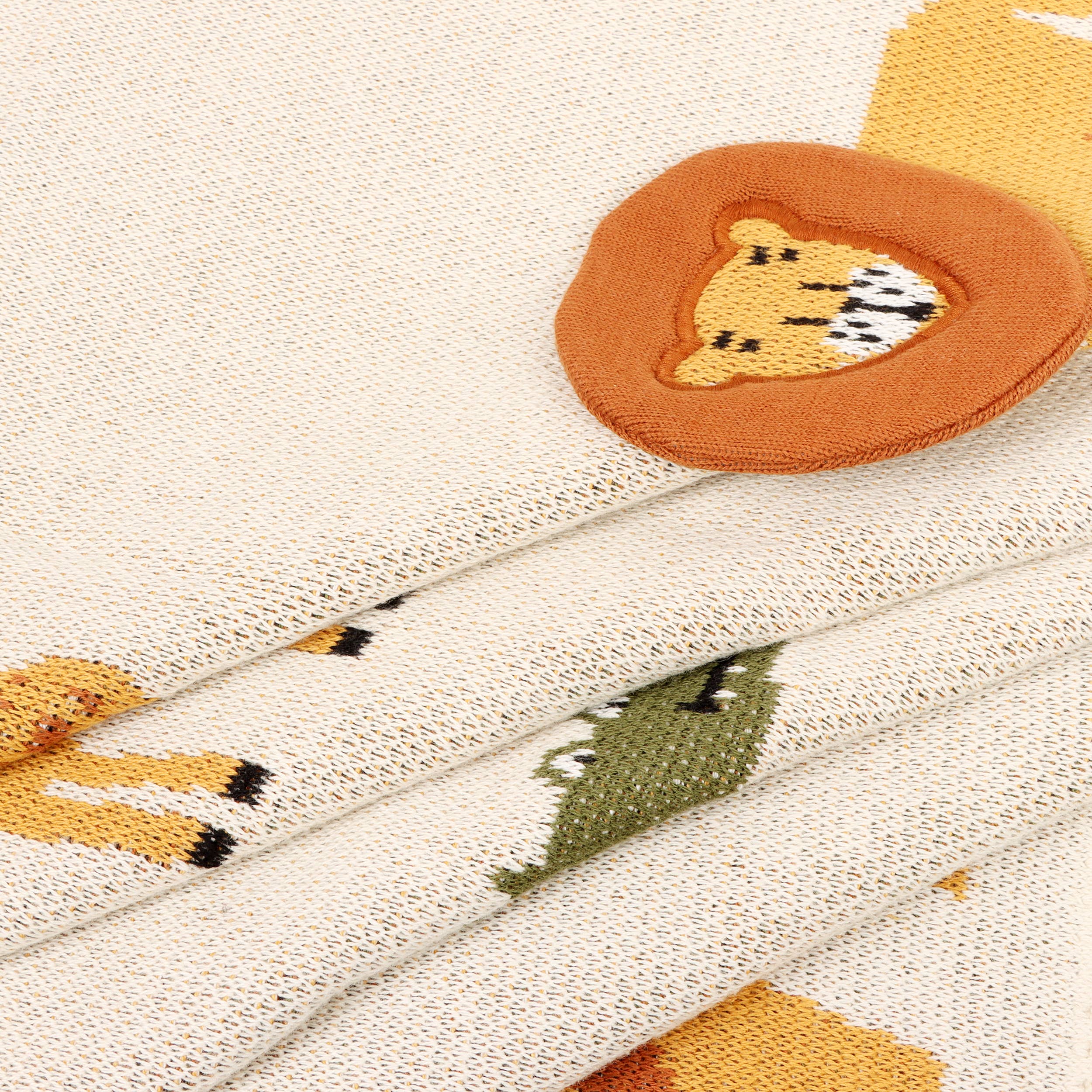 Savannah - Organic 3D Jacquard Sweater Knit Baby Blanket