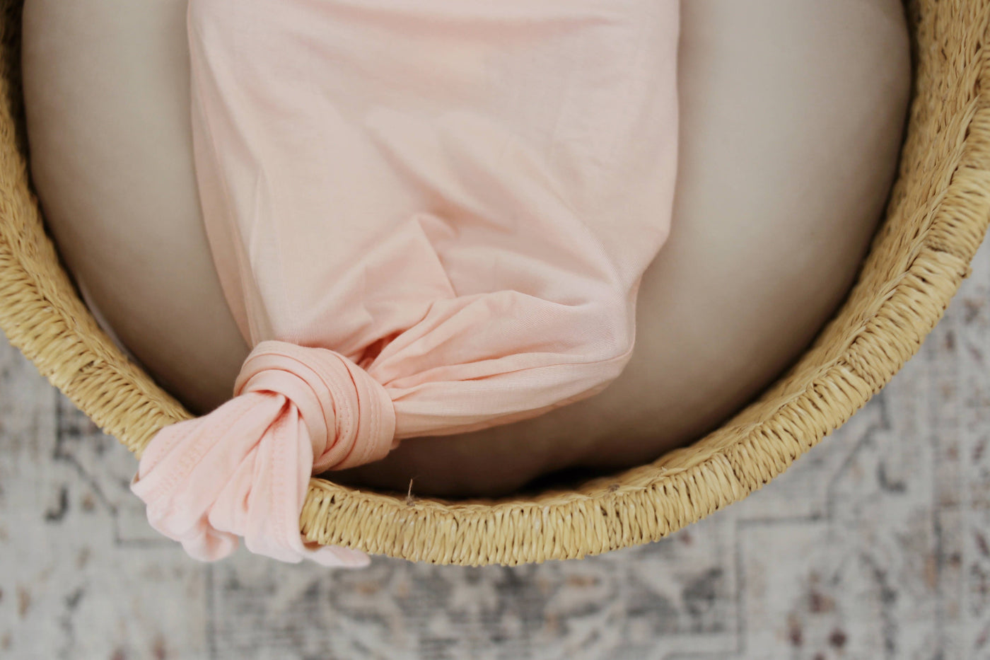 Bamboo Knotted Gown - Blush Pink