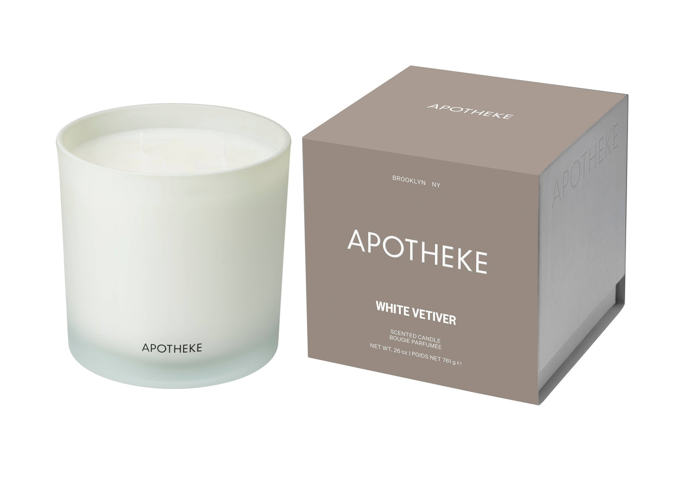 White Vetiver 3-wick Candle