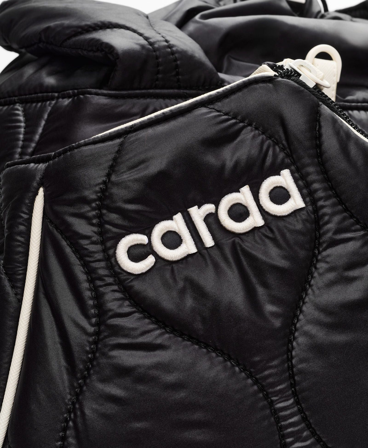 Caraa Tennis Backpack Tote quilting detail