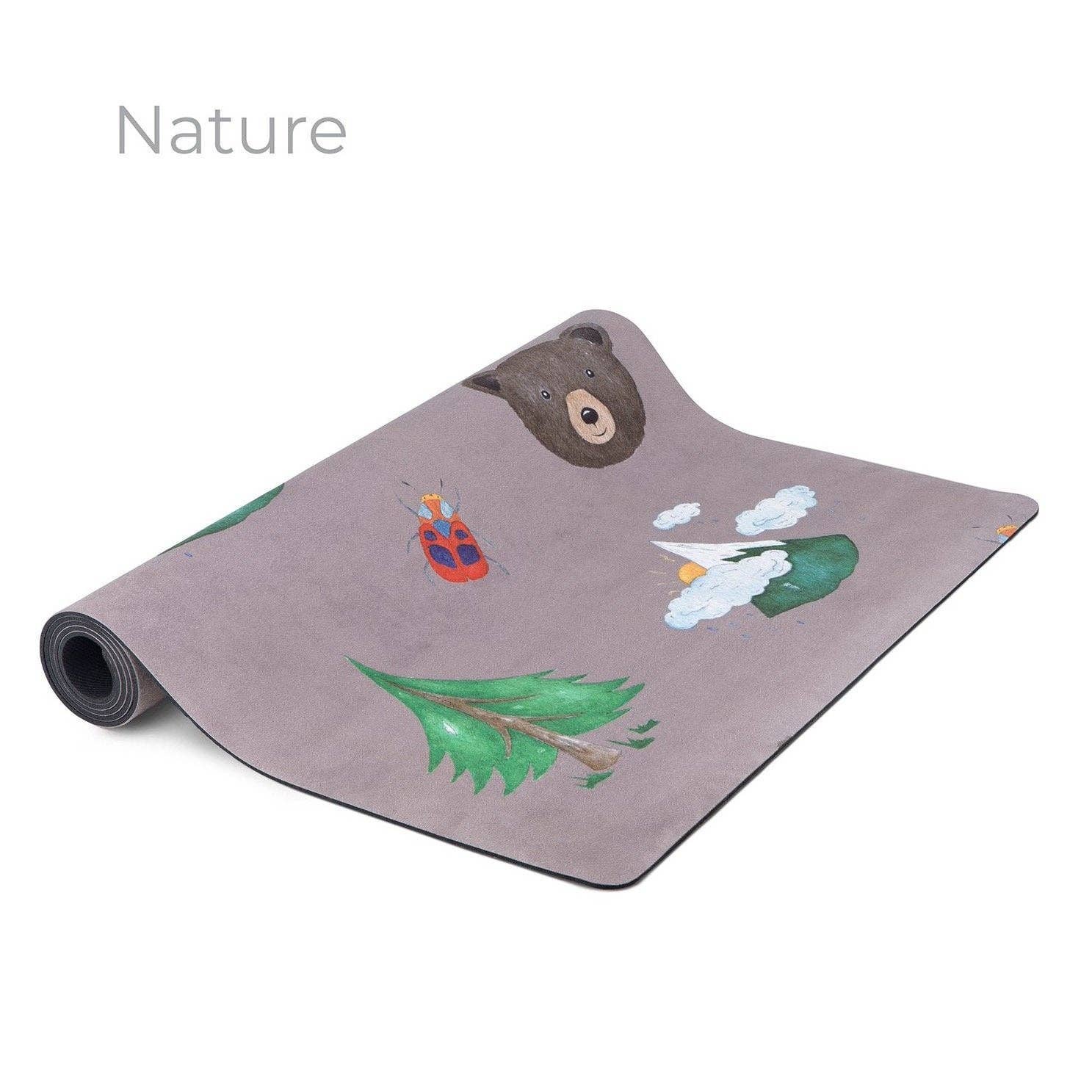 Printed Kids Yoga Mats: Nature Print
