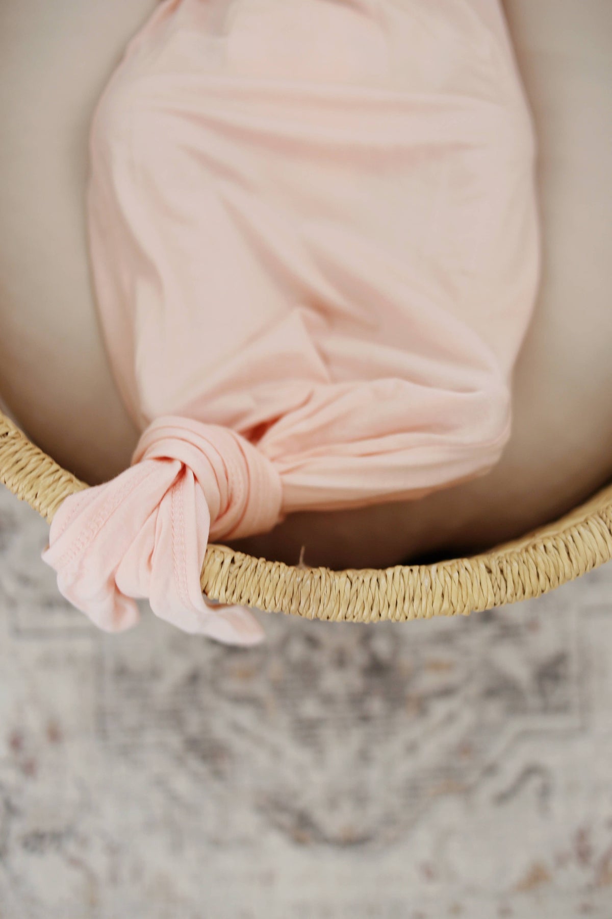 Bamboo Knotted Gown - Blush Pink