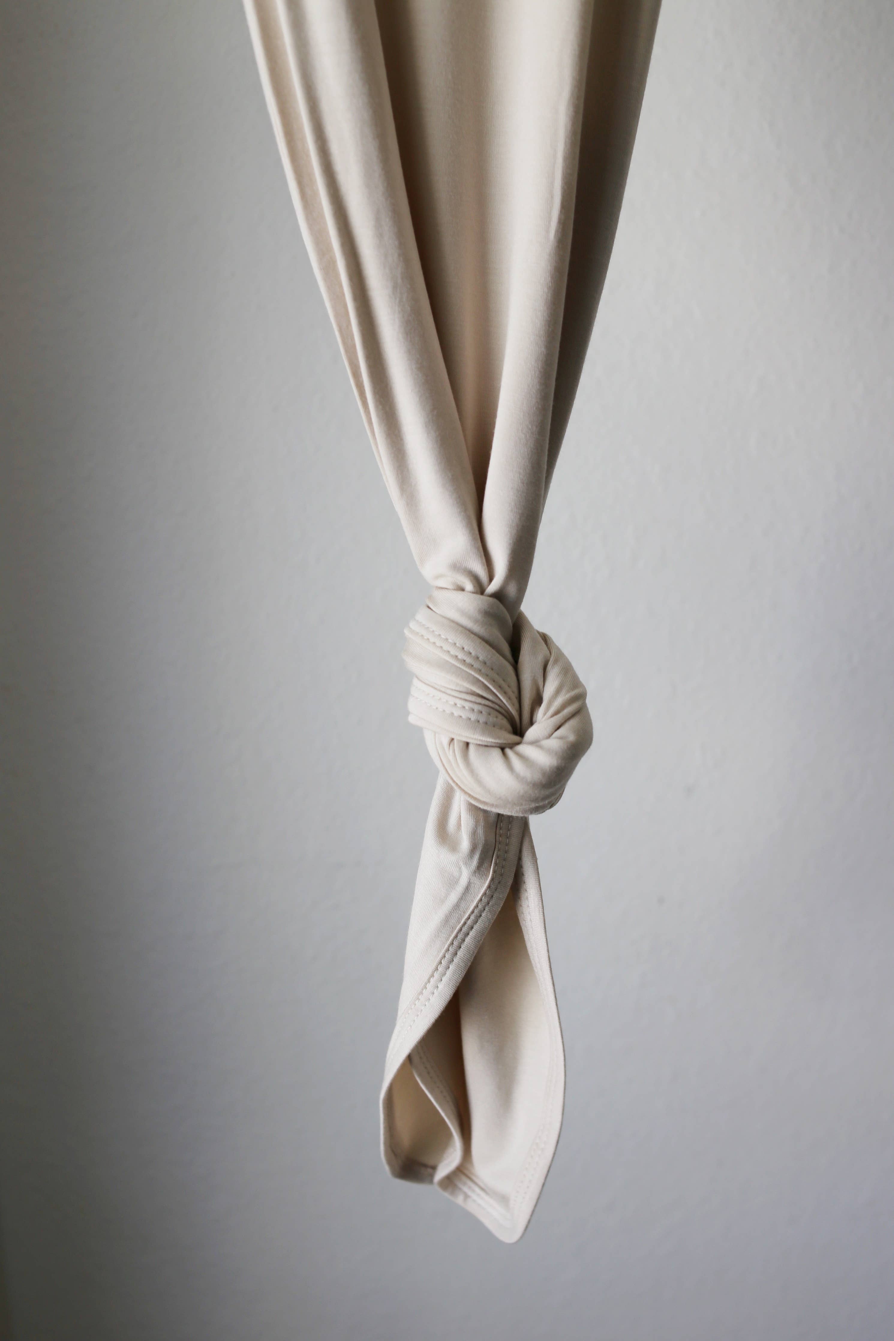 Bamboo Knotted Gown - Natural