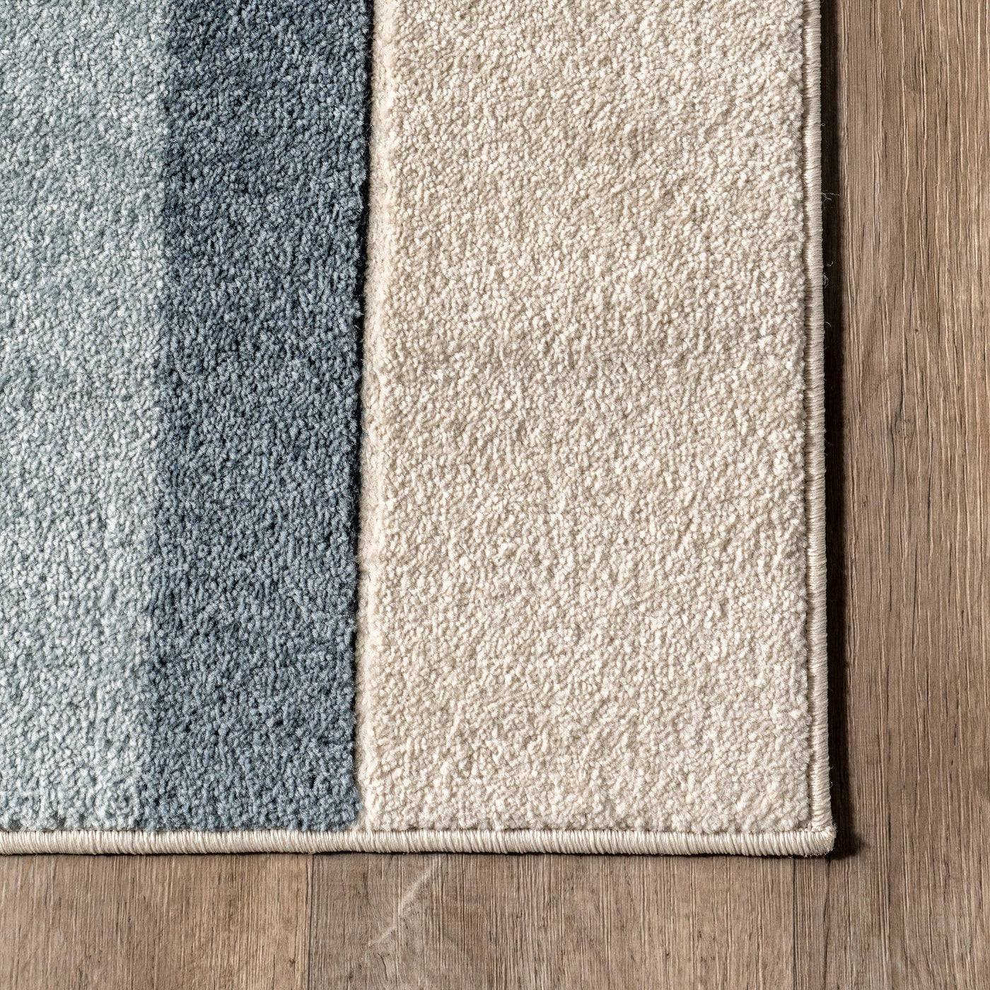 Jerri Double Half Rainbow Kids Area Rug - Rectangle 7' 10" x 10'