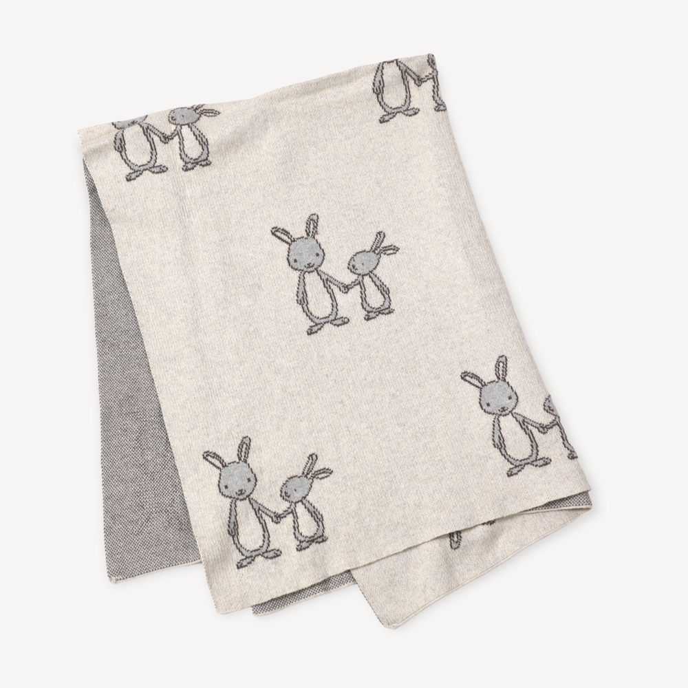 Bunny Knit Blanket