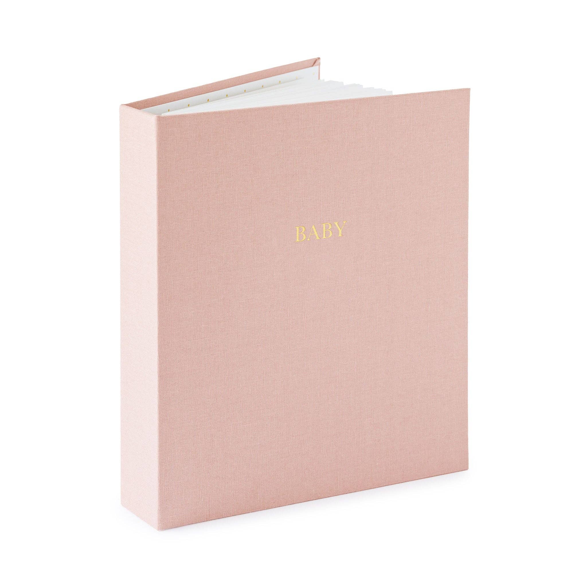Baby Book - Rose Linen/ Pale Pink