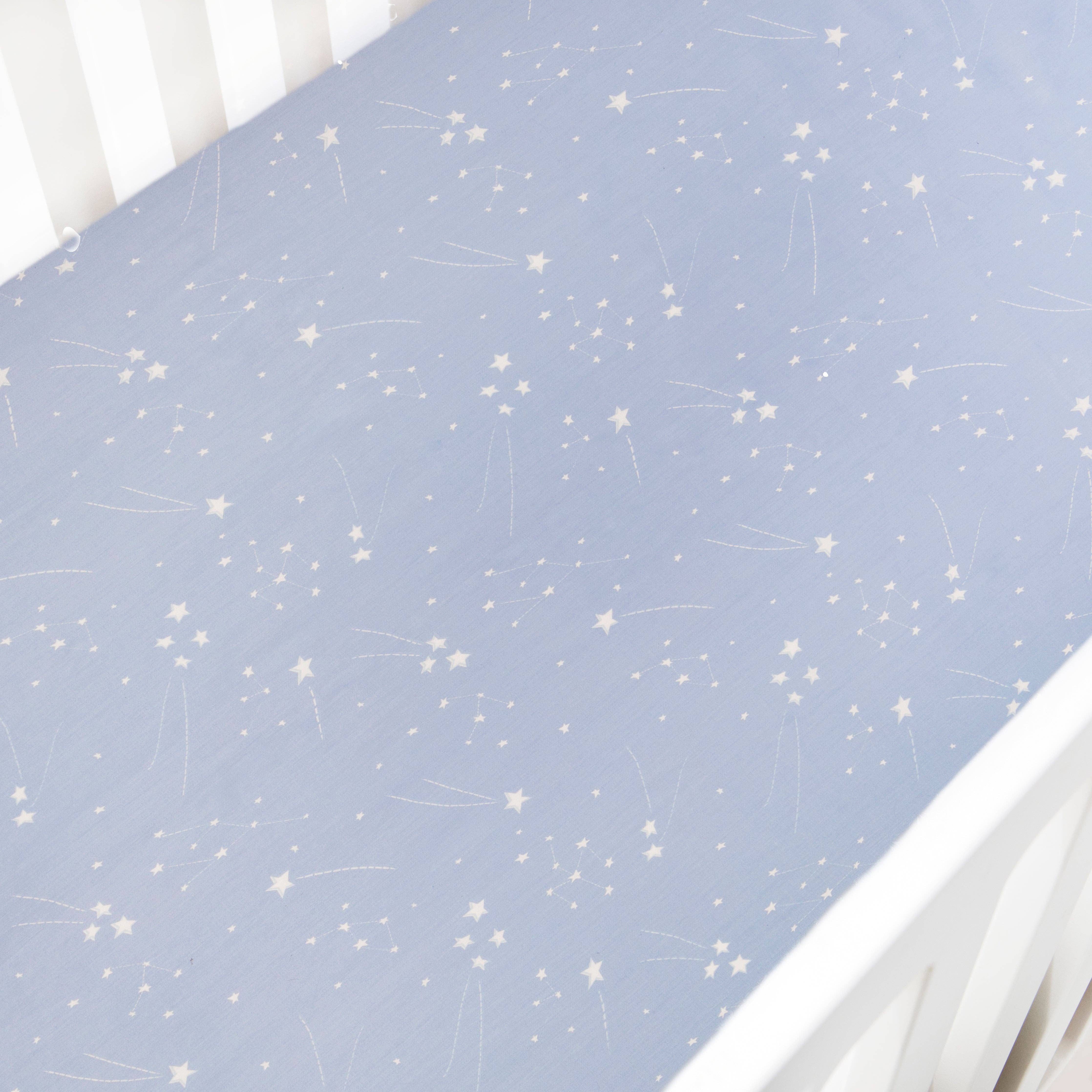 Once Upon A Time Crib Sheet - Blue