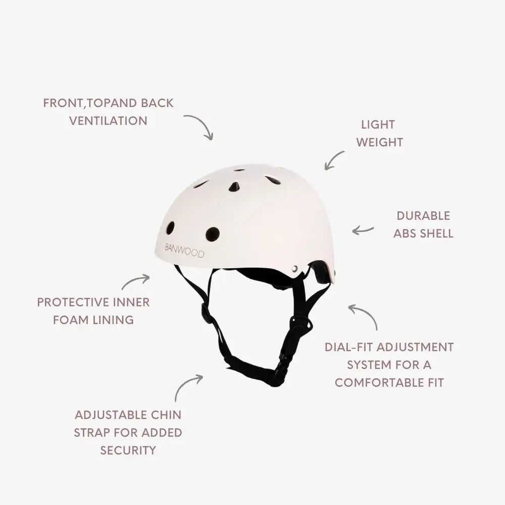 Banwood Classic Helmet - Matte Dusty Pink