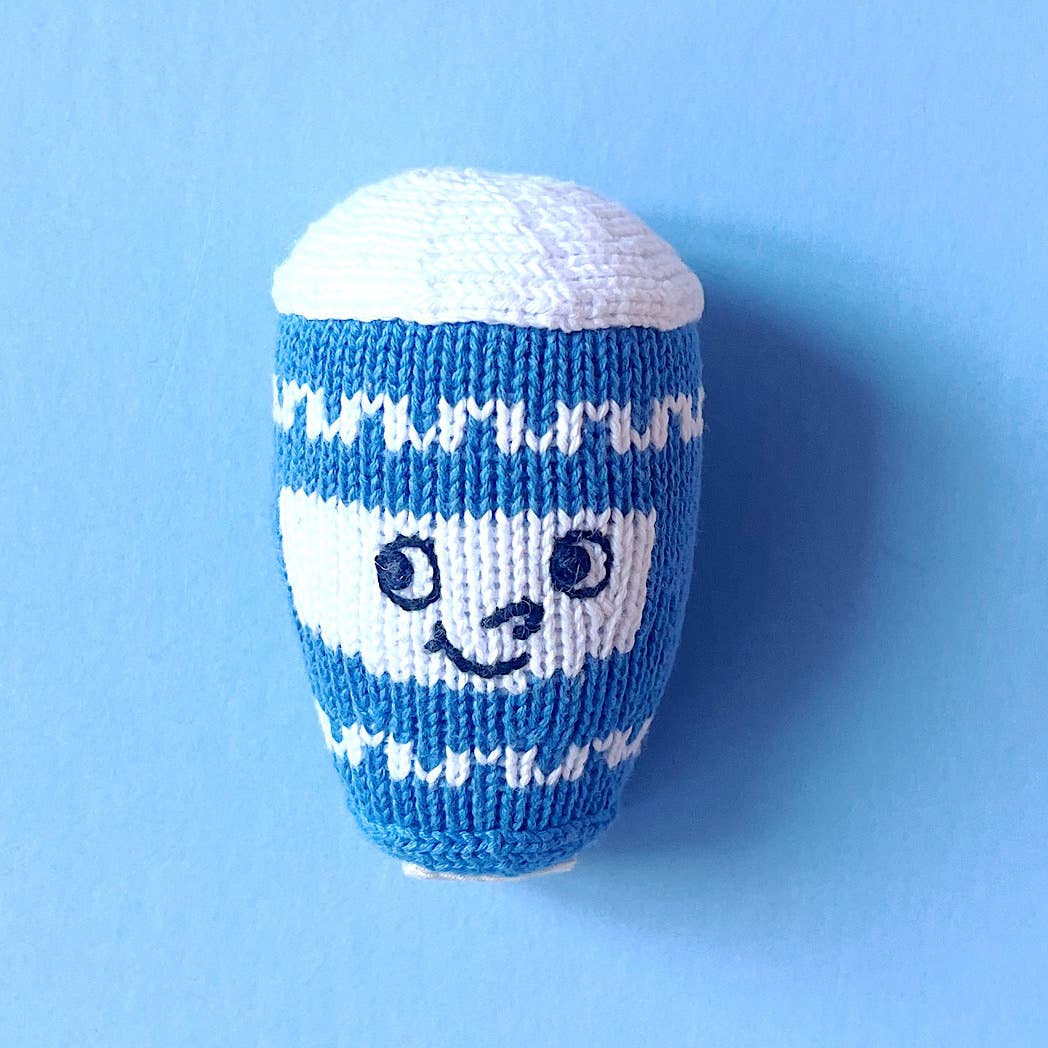 NY Coffee Cup Baby Rattle - Jo