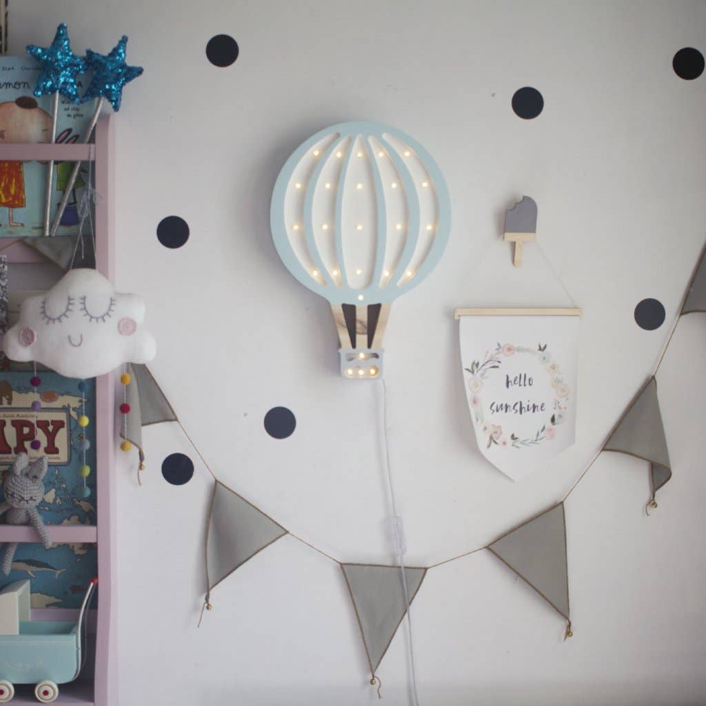 Little Lights Hot Air Balloon Lamp: Blue