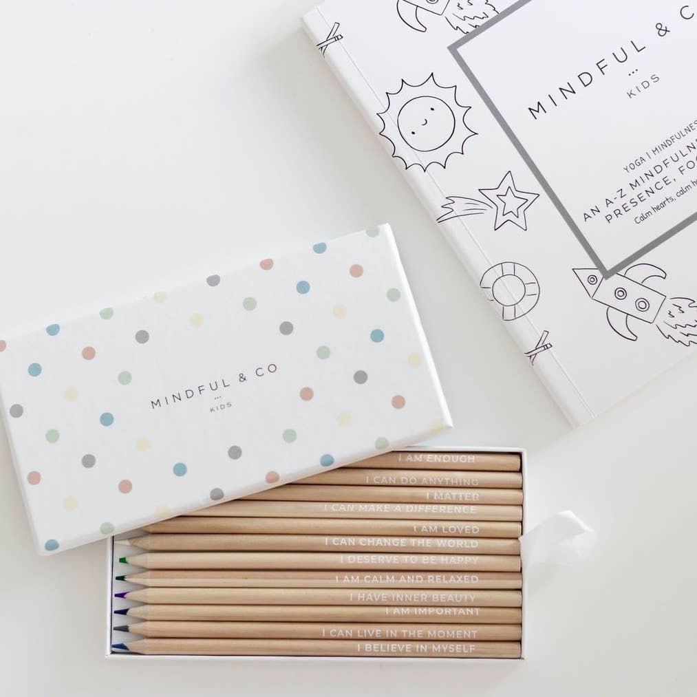 Affirmation Coloring Pencils for Kids – Confidence Set