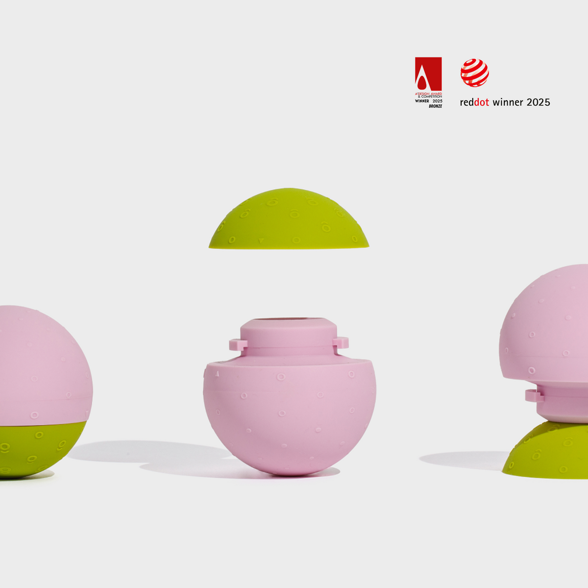 B Is For Ball – Strawberry Matcha detail