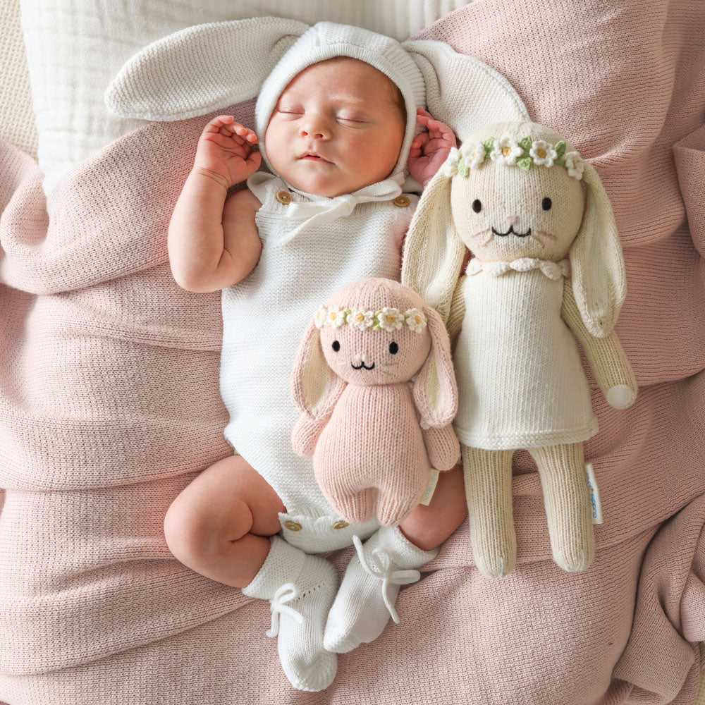 Baby Bunny — Rose with Ivory Floral