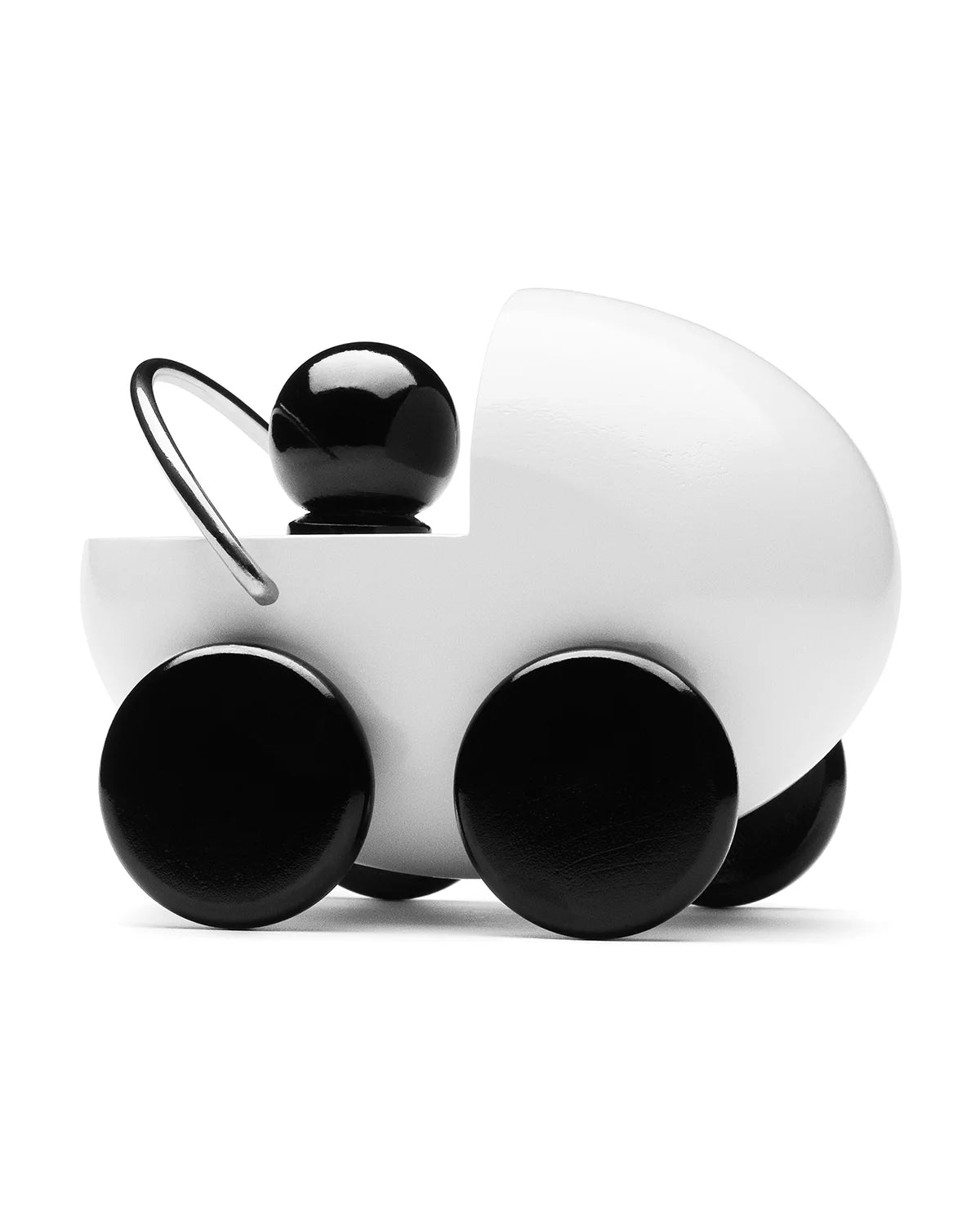 Childhood Wooden Toy Car - White