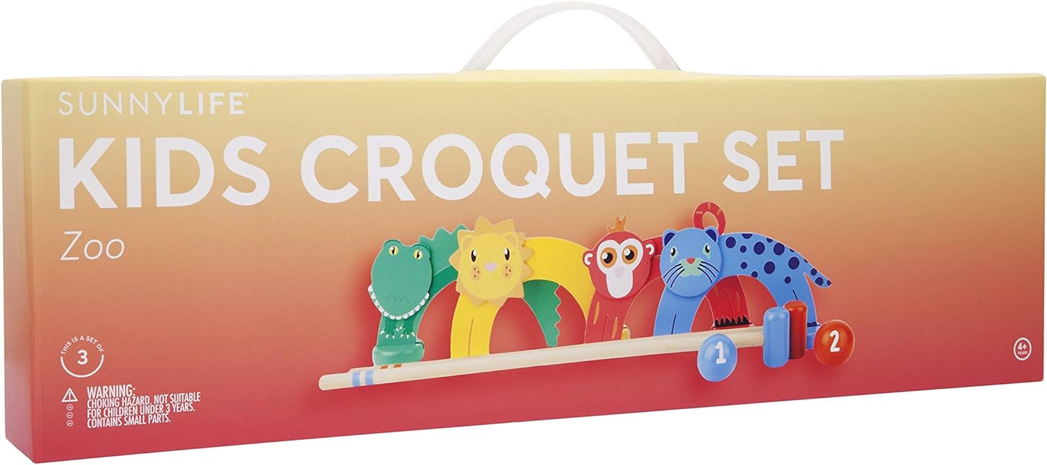 Kids Croquet Set - Zoo