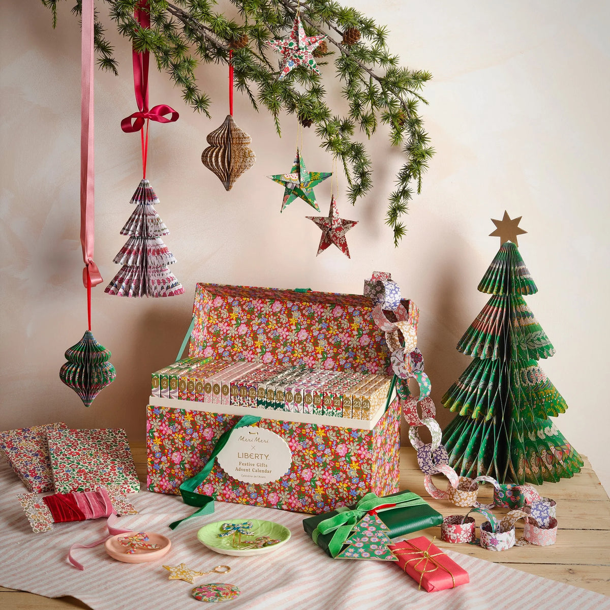 Meri Meri x Liberty Festive Gifts advent calendar