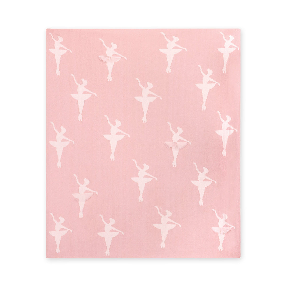 The Pink, Viverano Organics Ballerina Tutu Knit Baby Blanket in Pink