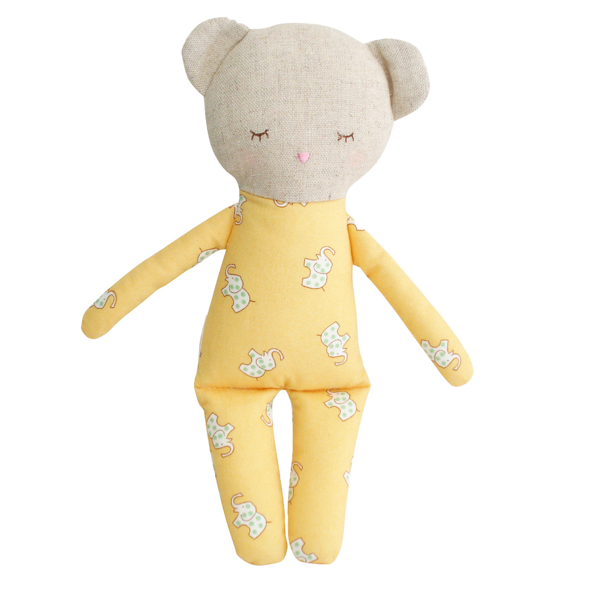 Asleep Awake Ted - Yellow