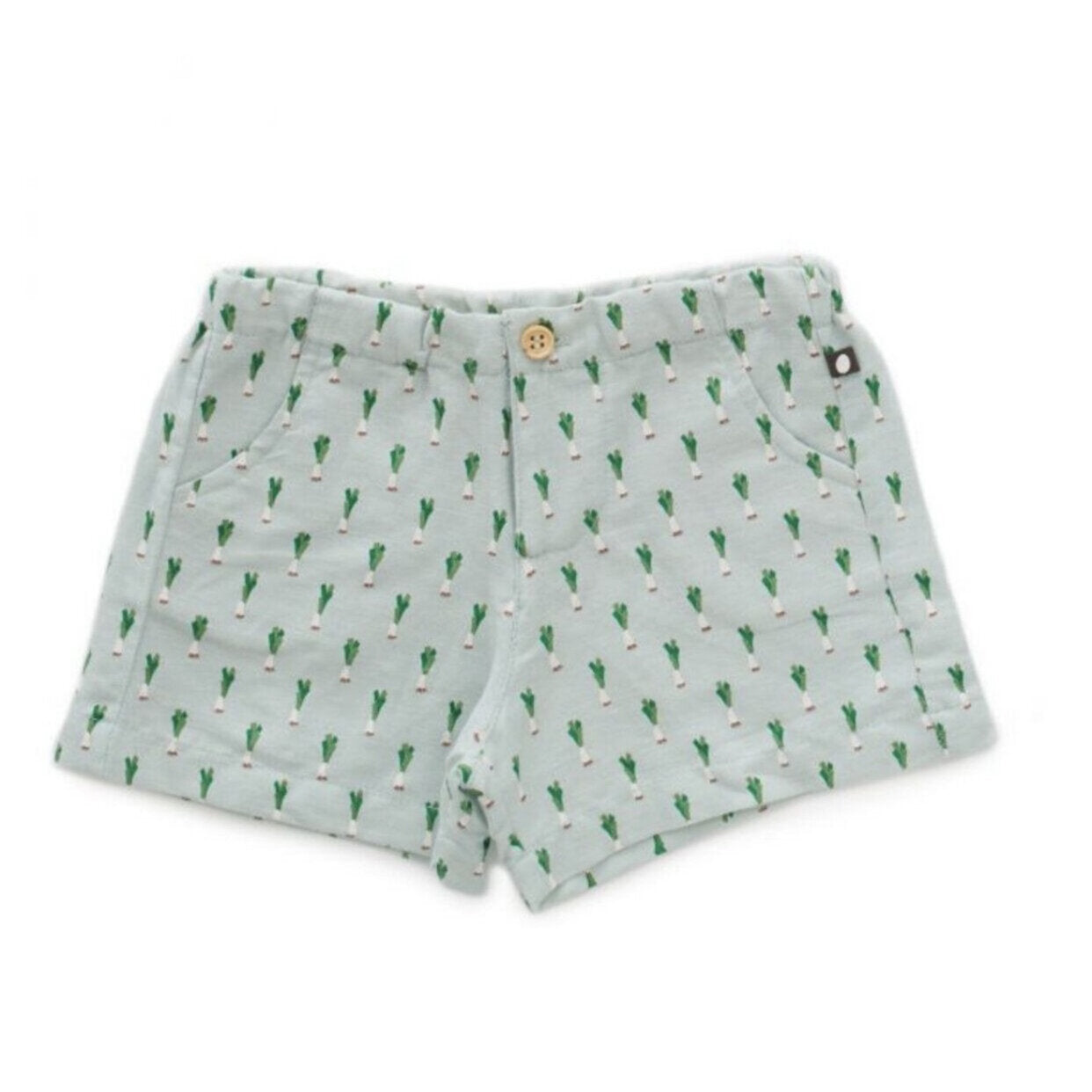 Woven Shorts - Leek Print