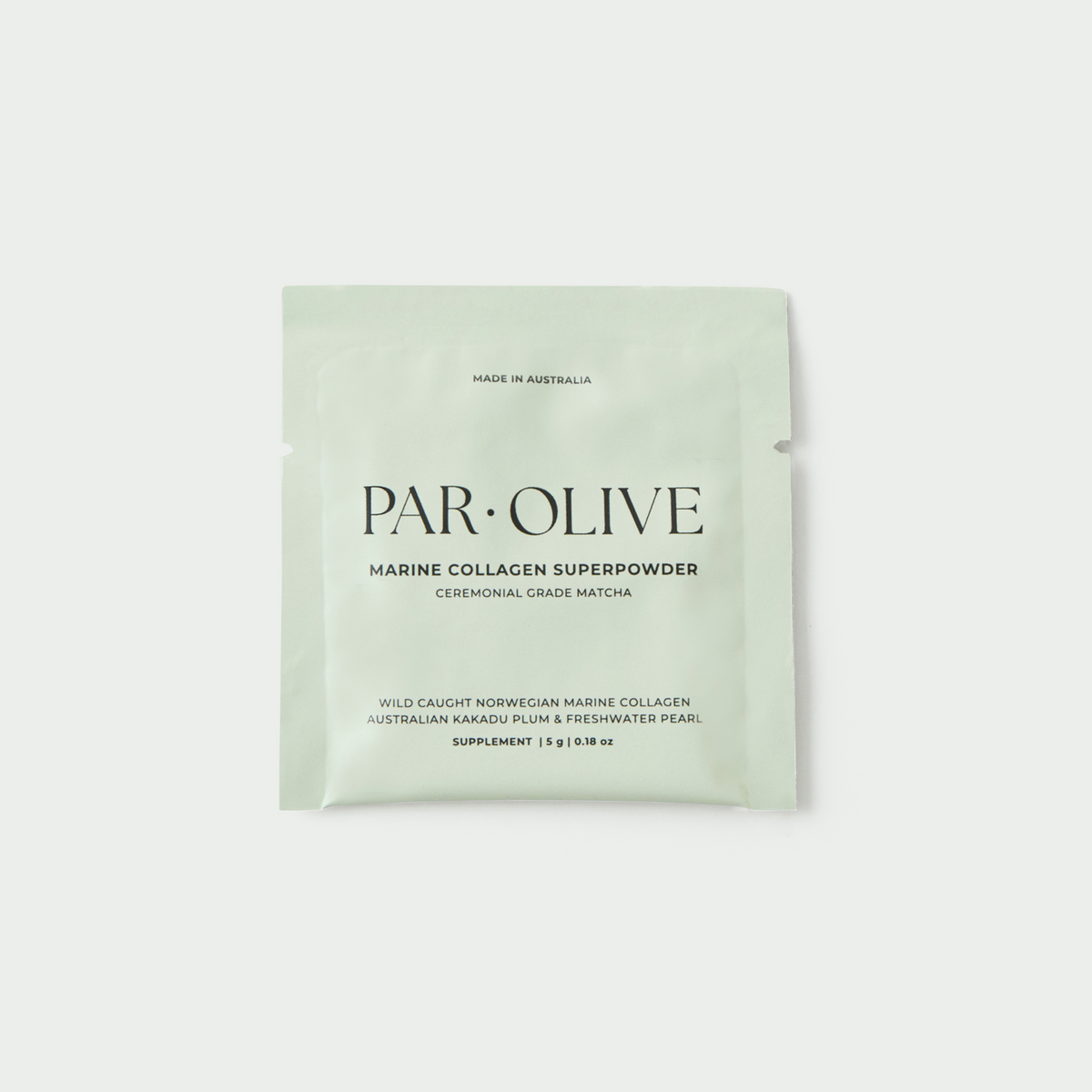 Par Olive, Marine Collagen Superpowder Ceremonial Grade Matcha Travel Set, 2