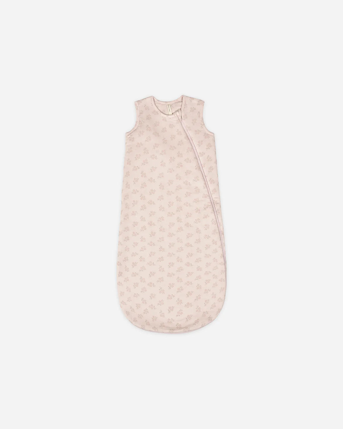 Quincy Mae modal sleeping bag in Pink Blossom, folded