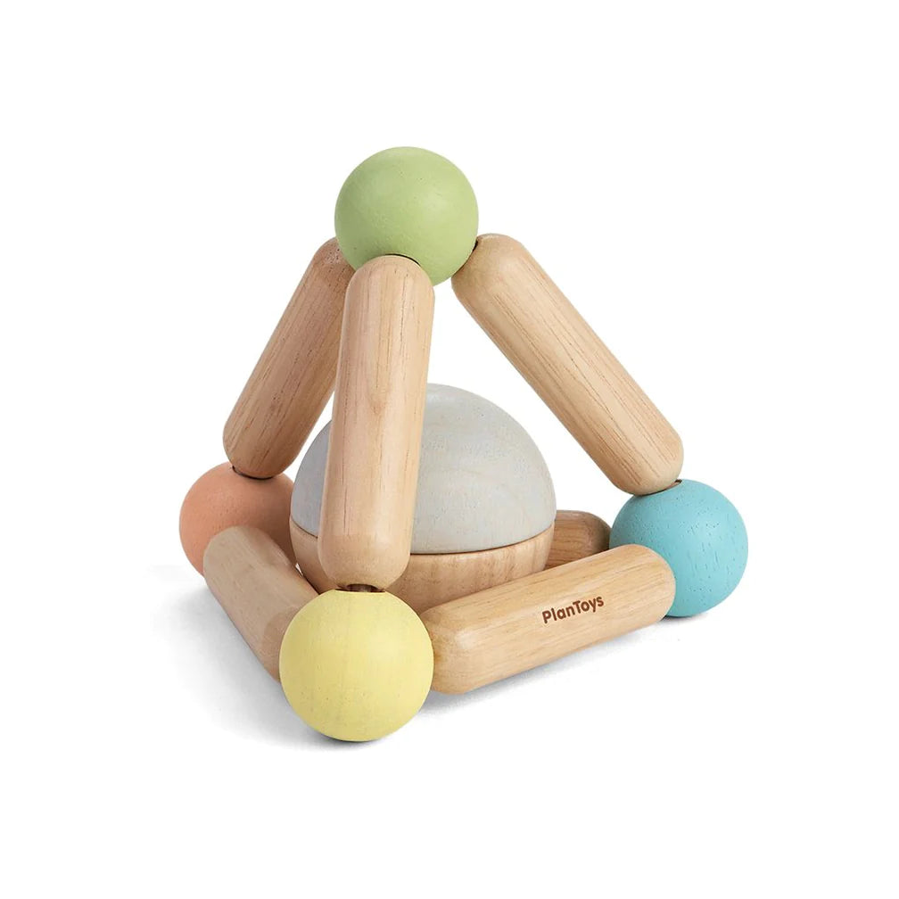 Triangle Clutching Toy - Pastel