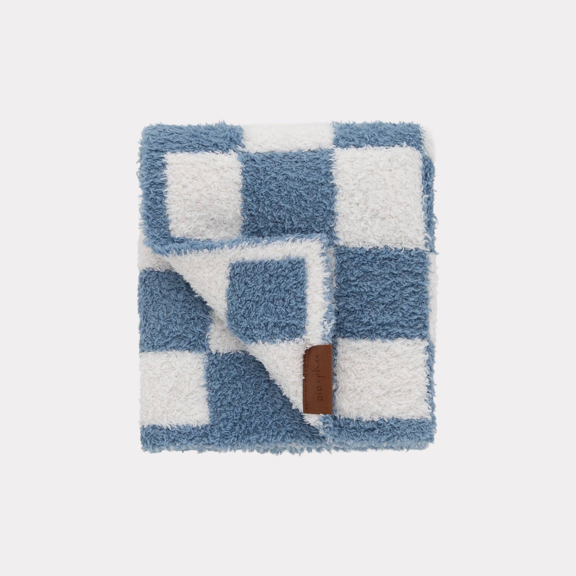 Plush Lovey - Denim Check