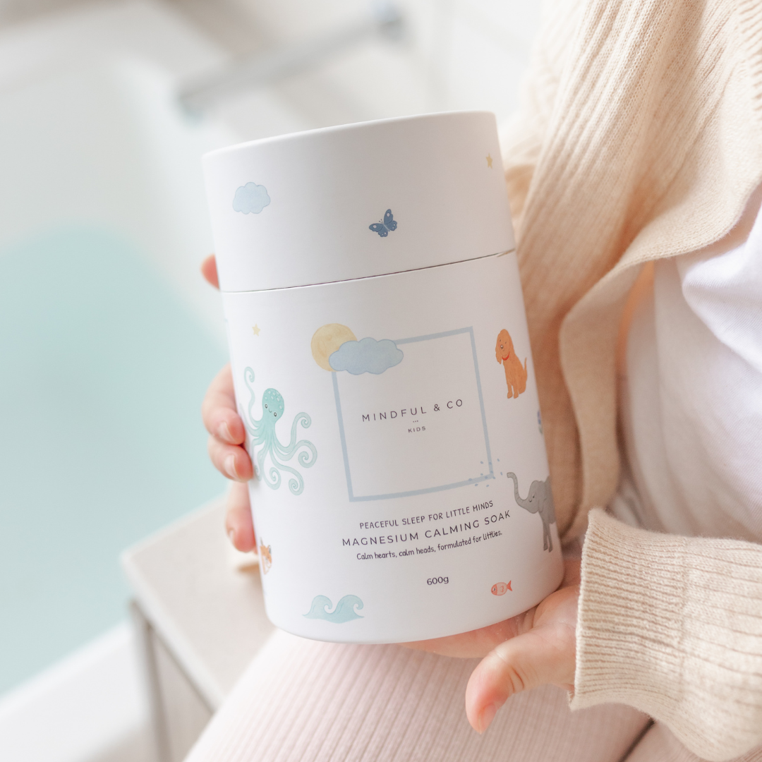 Magnesium calming soak for children's bath