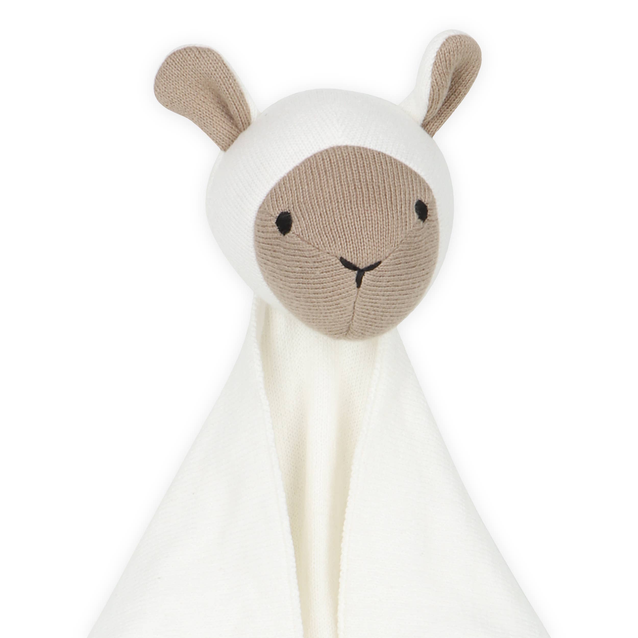 Lamb - Organic Baby Lovey Security Blanket Cuddle Cloth