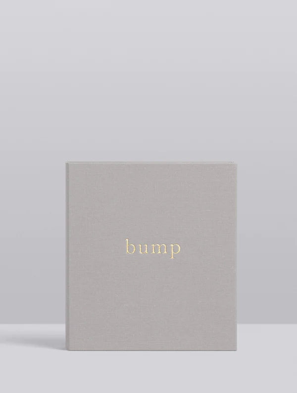 BUMP. MY PREGNANCY JOURNAL. LIGHT GREY