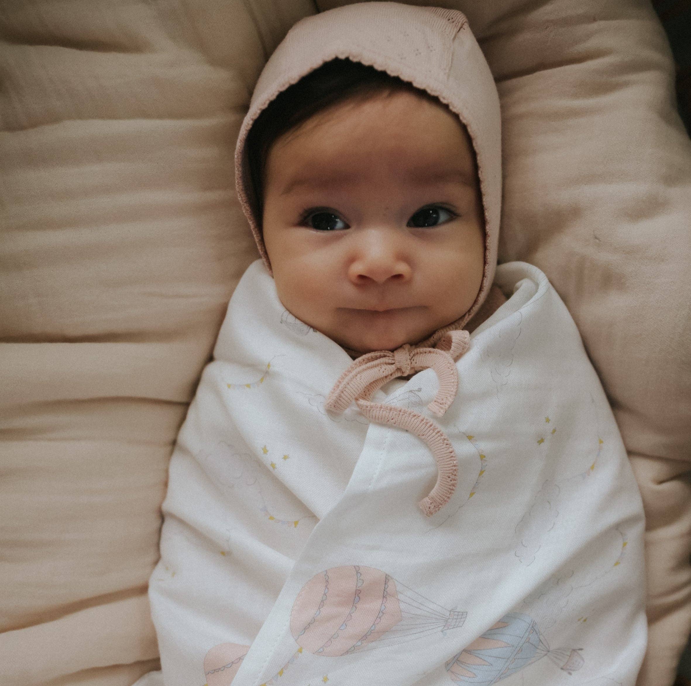 Touch The Sky Swaddle - Pink