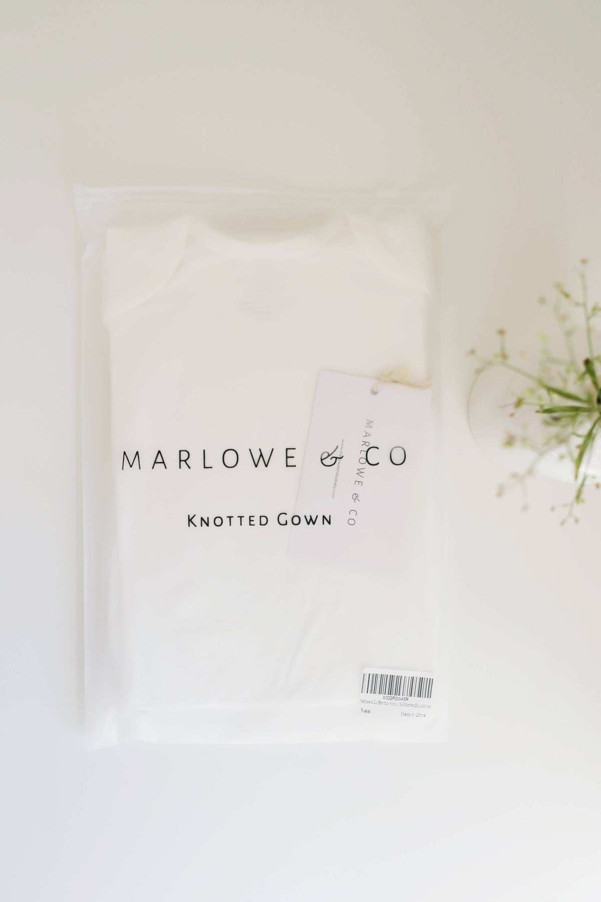 Bamboo Knotted Gown - Natural