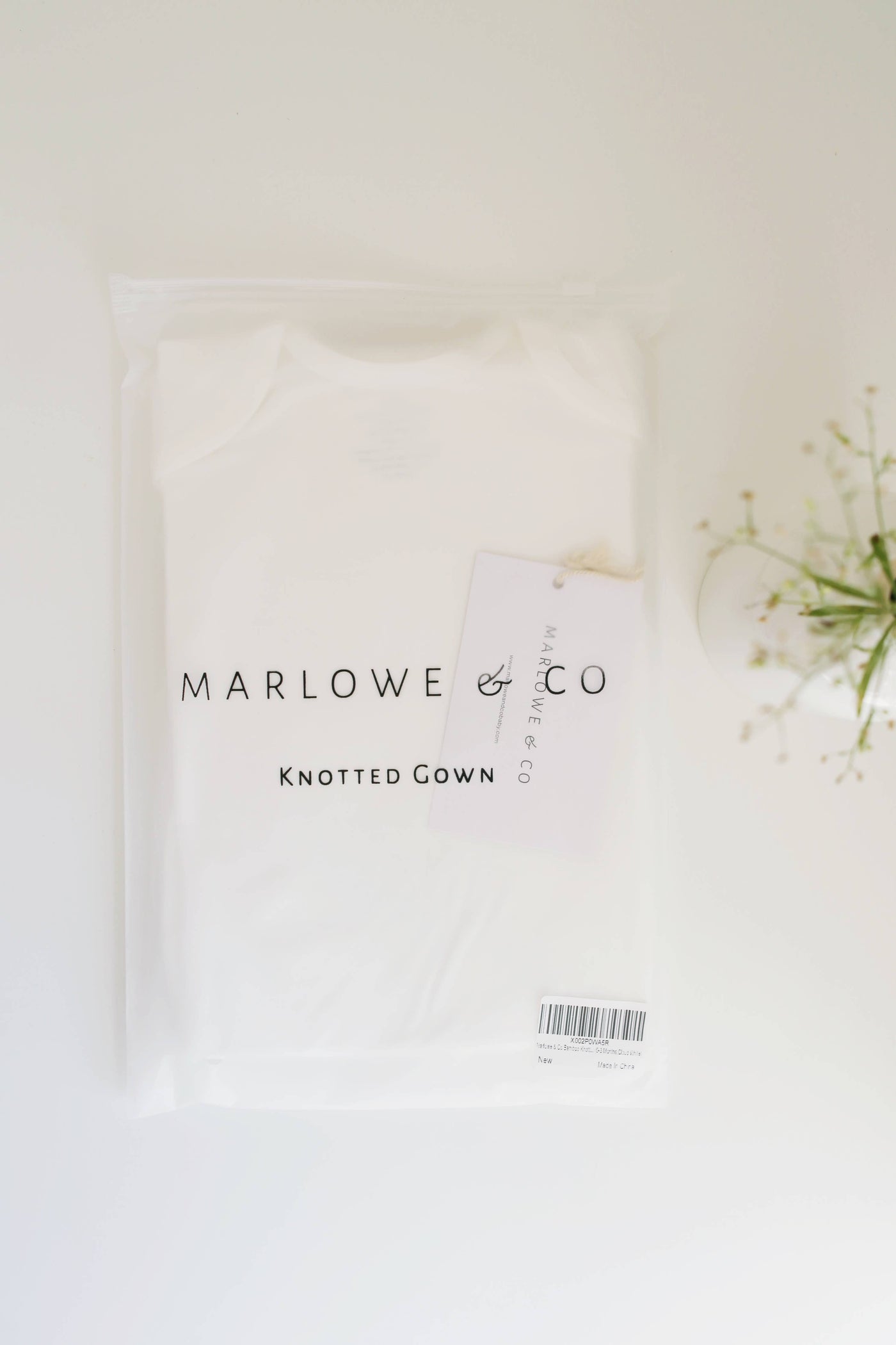 Bamboo Knotted Gown - Natural