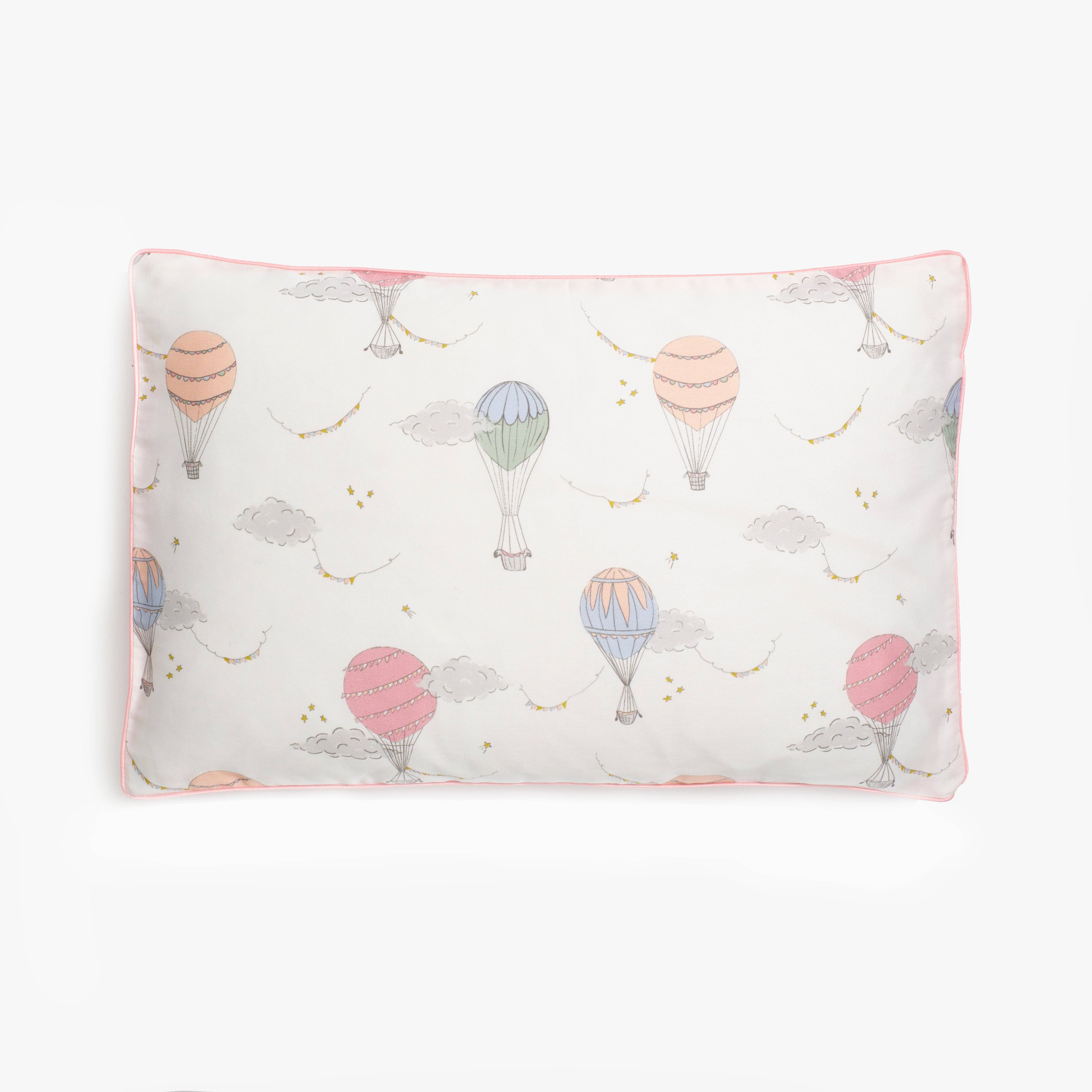 Touch The Sky Toddler Pillow - Pink: Set (Pillowcase + Down Insert)