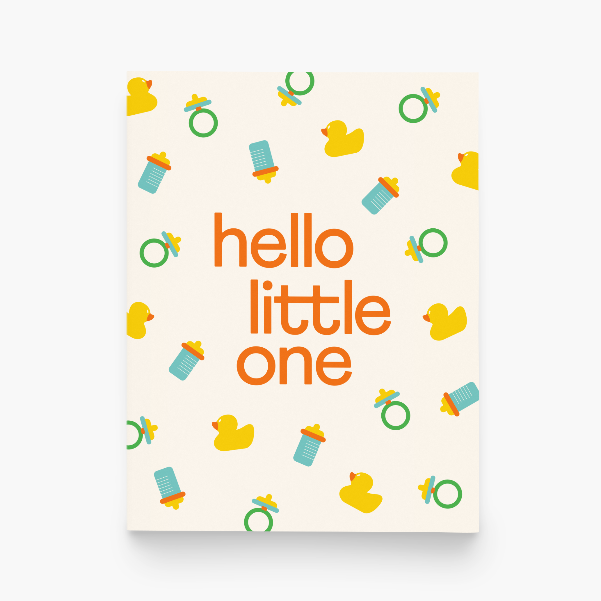 Hello Little One New Baby Greeting Card