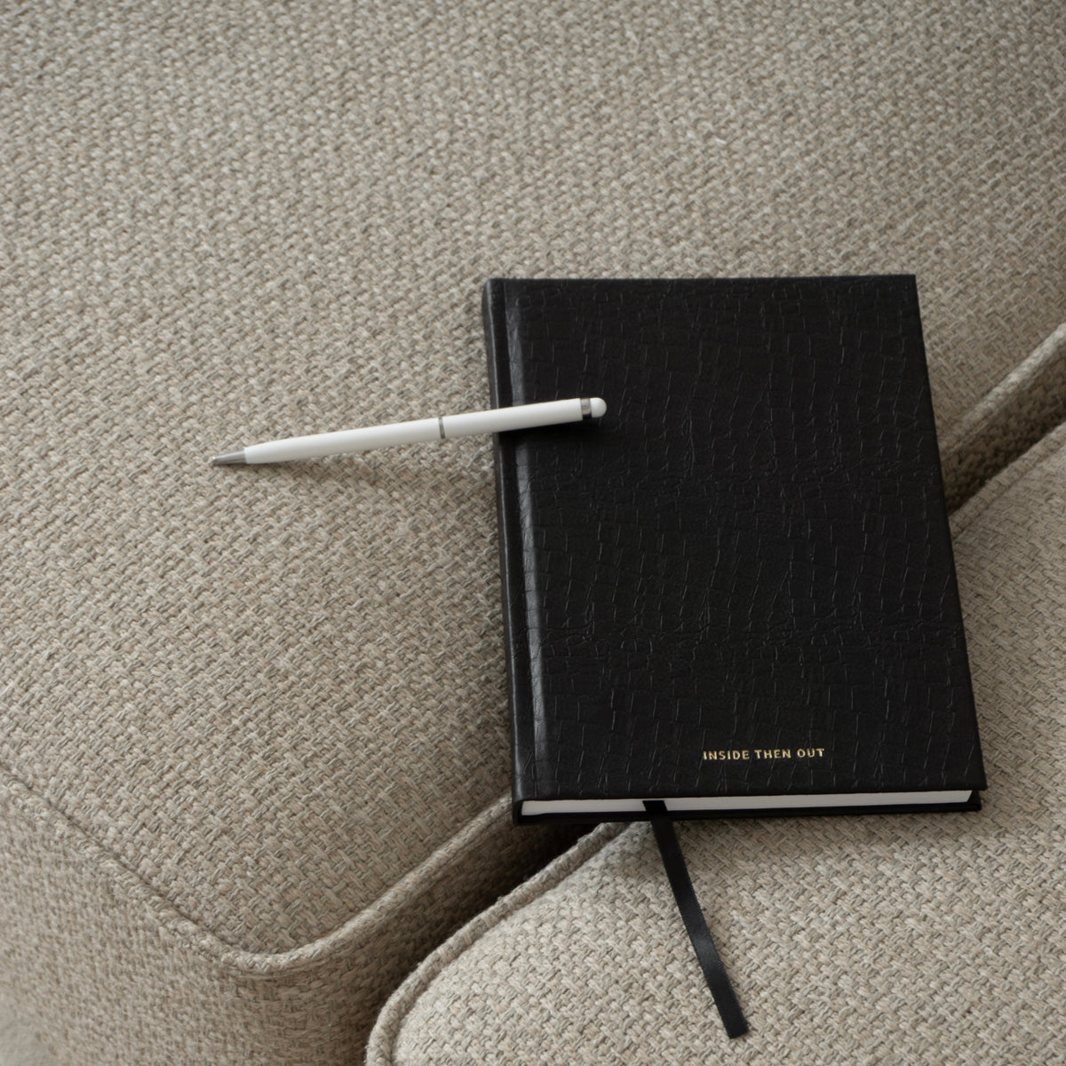 Inside Then Out, Crocodile Leather Journal, 4
