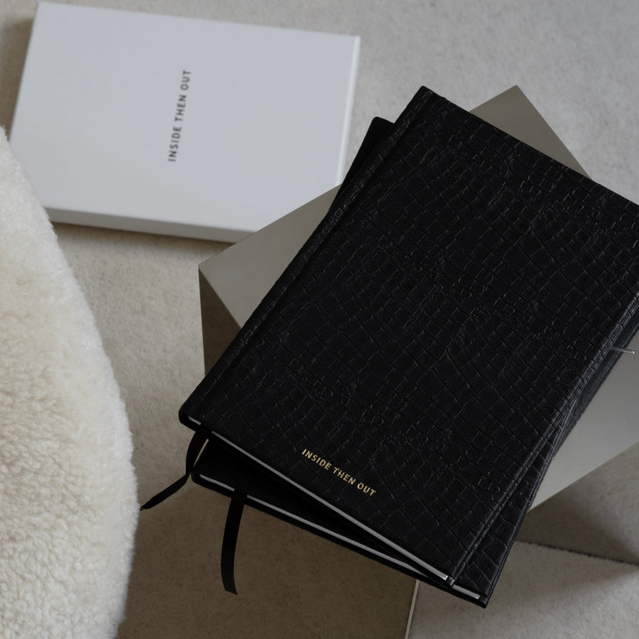 Inside Then Out, Crocodile Leather Journal, 3