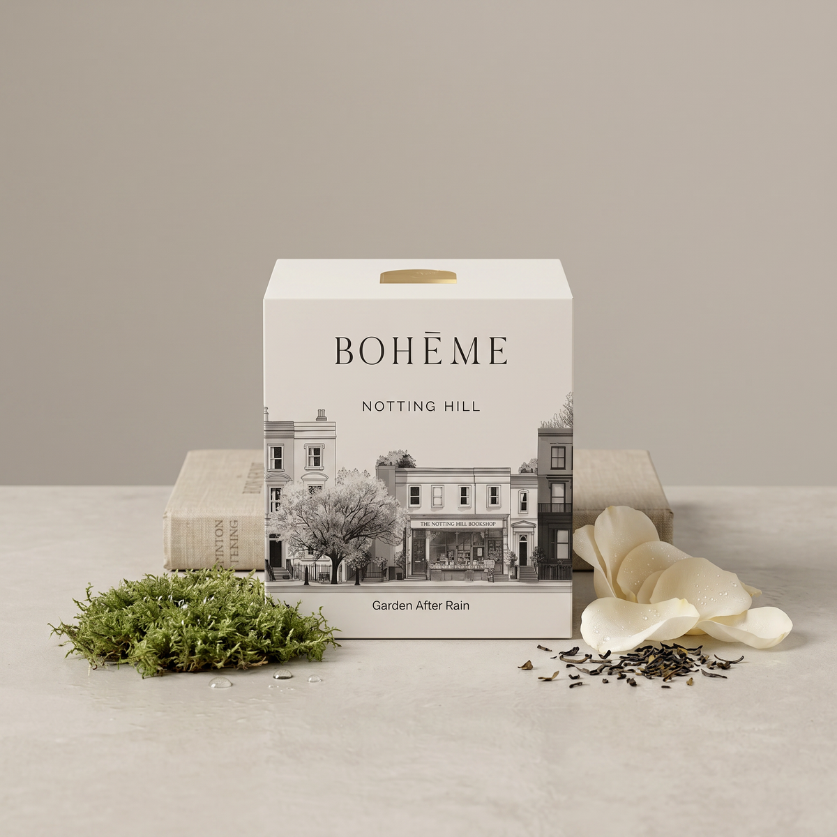 Bohème Notting Hill Candle, Earl Grey and Moss