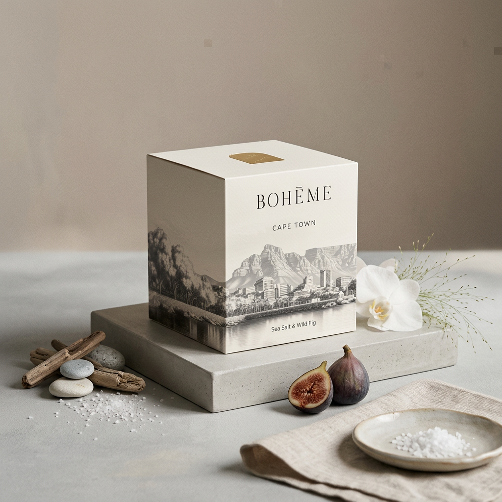 Bohème Cape Town candle box
