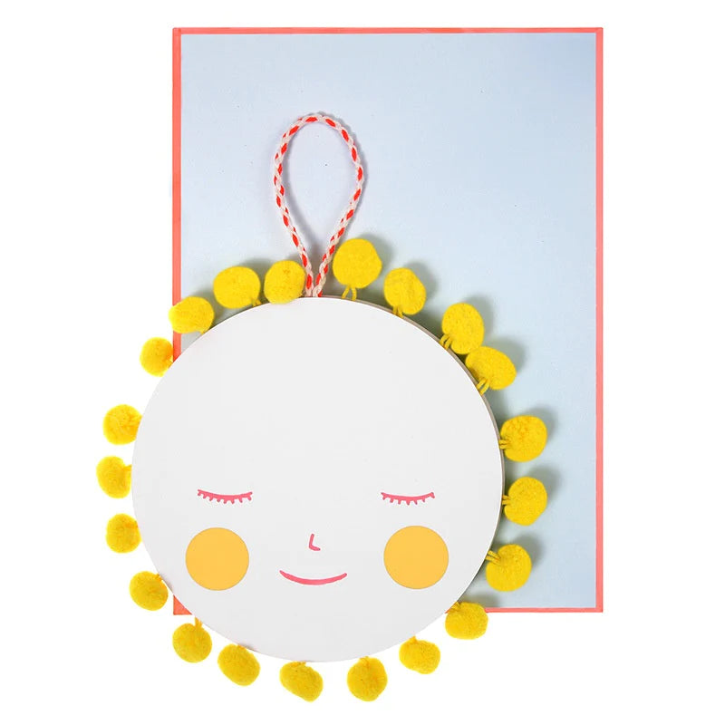 Sun Pom-Pom New Baby Card