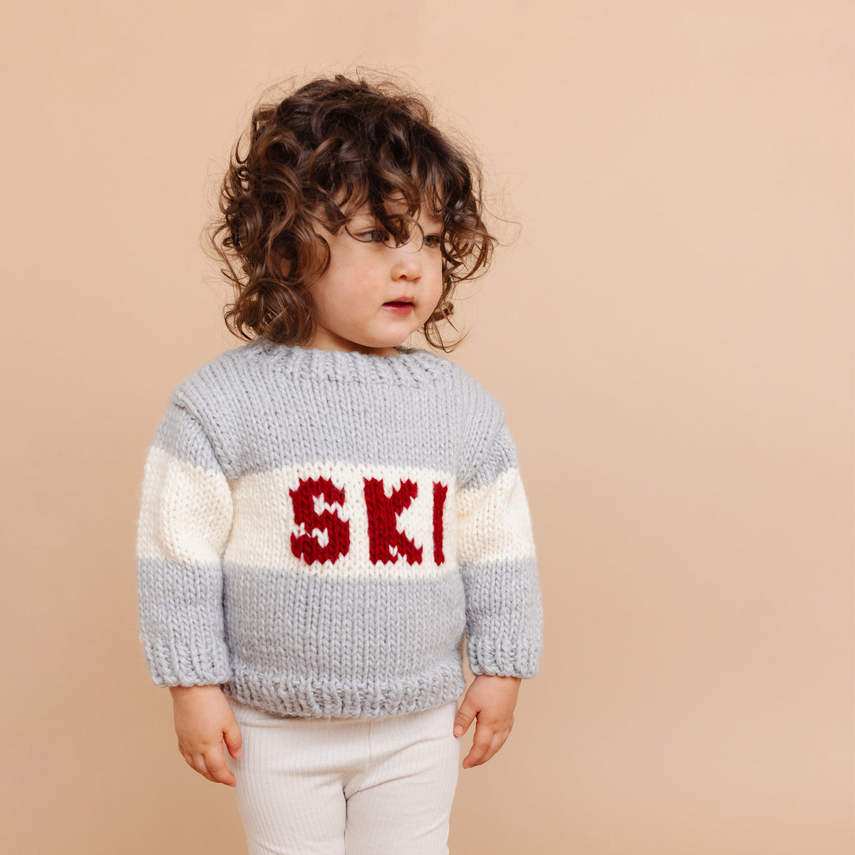 Ski sweater, worn