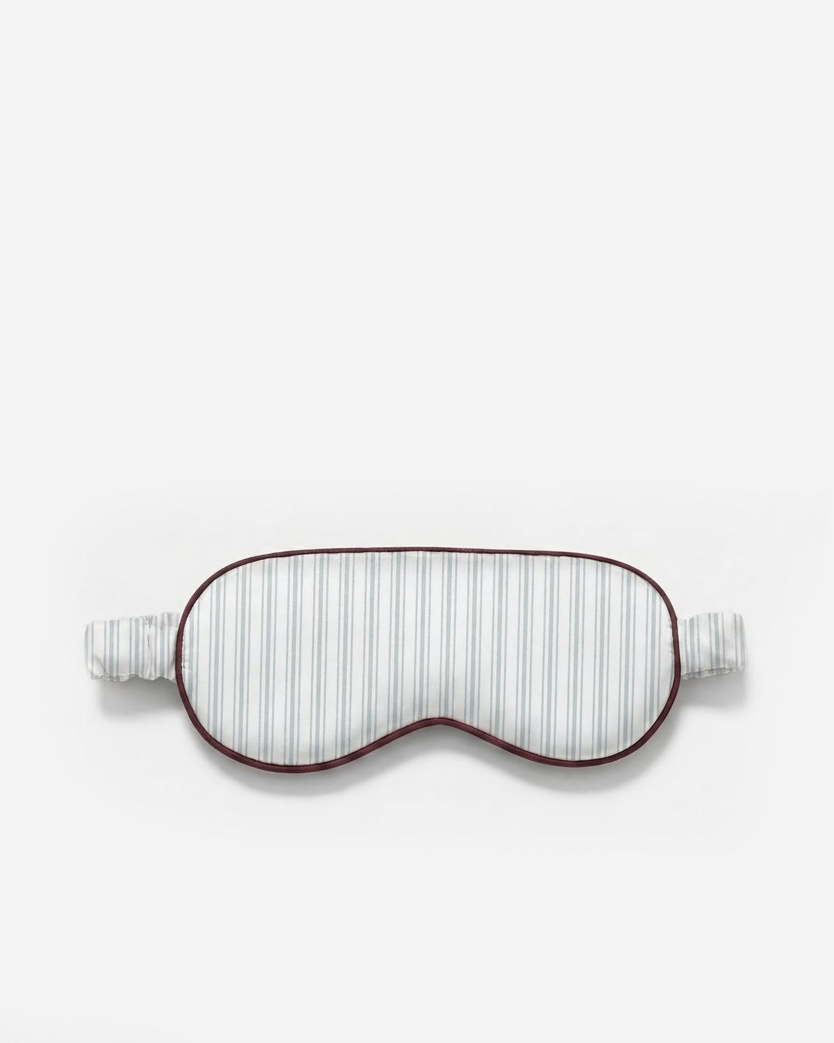 The eye mask shown flat